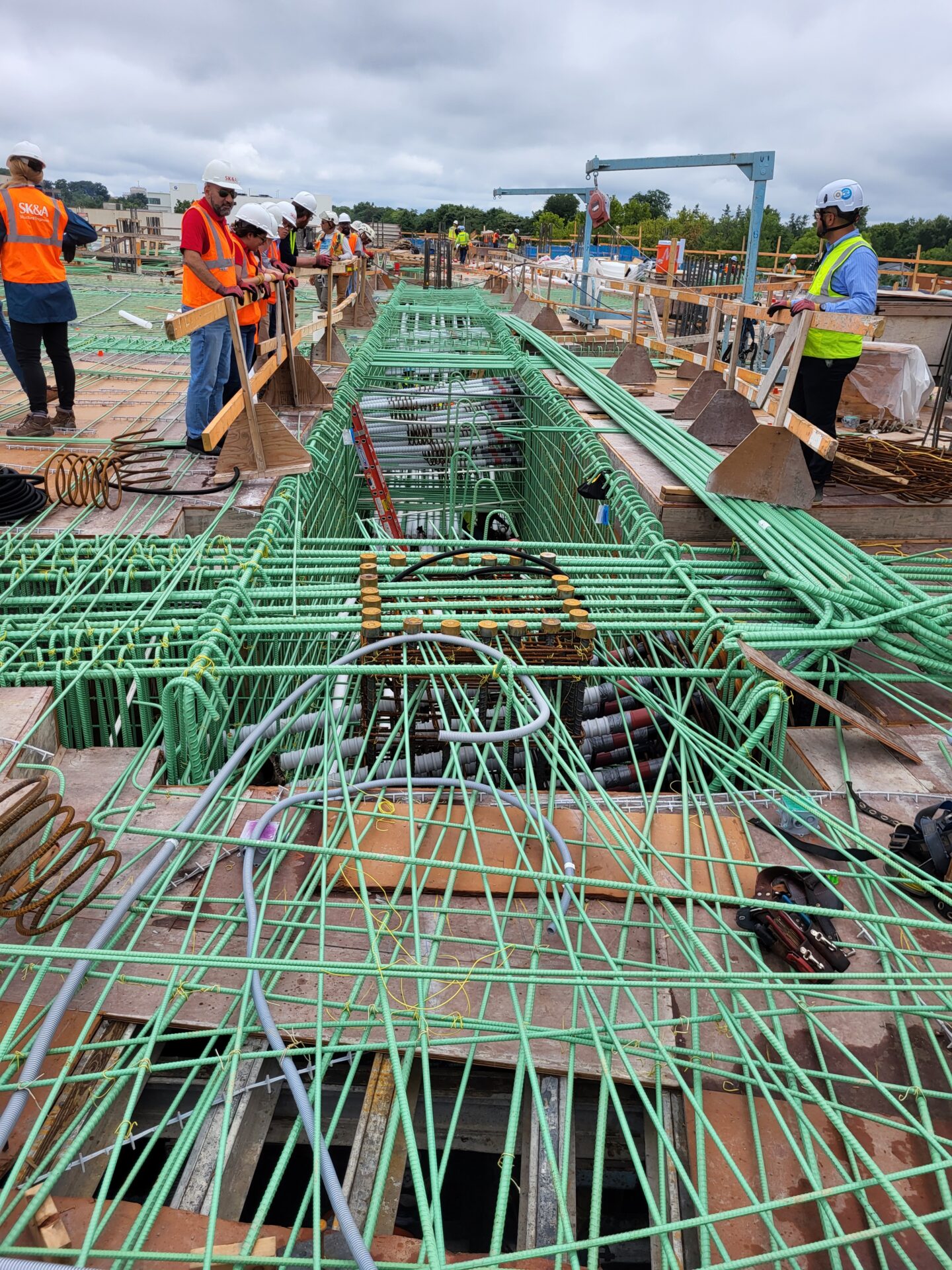 Twinbrook Quarter Bonded PT Transfer Girders SK&A