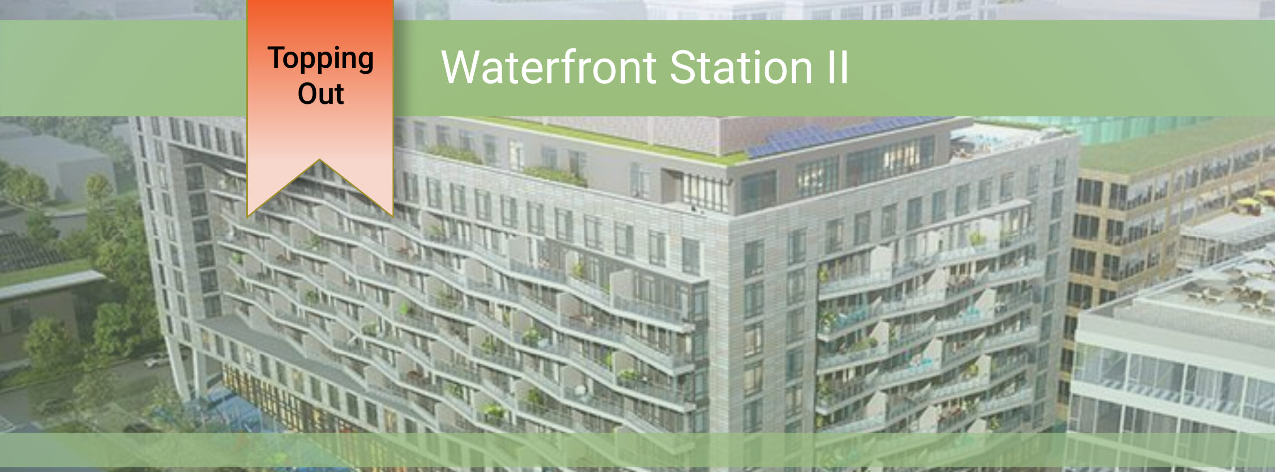 Topping Out Waterfront Station II - SK&A