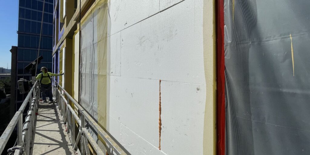 Typical Application of EPS Insulation – Used as Part of EIFS Façade Assembly