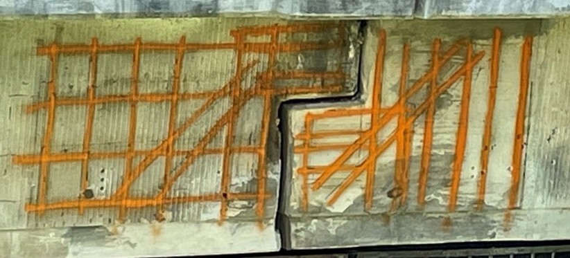 GPR Survey of Steel Reinforcing with Moisture